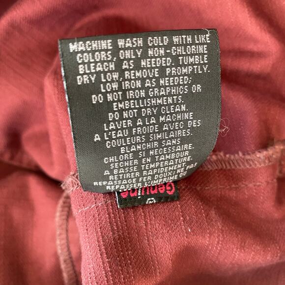 Volcom Mixing Media Hooded Jacket Men Size M Burgundy Black Bikercore Skater - Picture 9 of 12